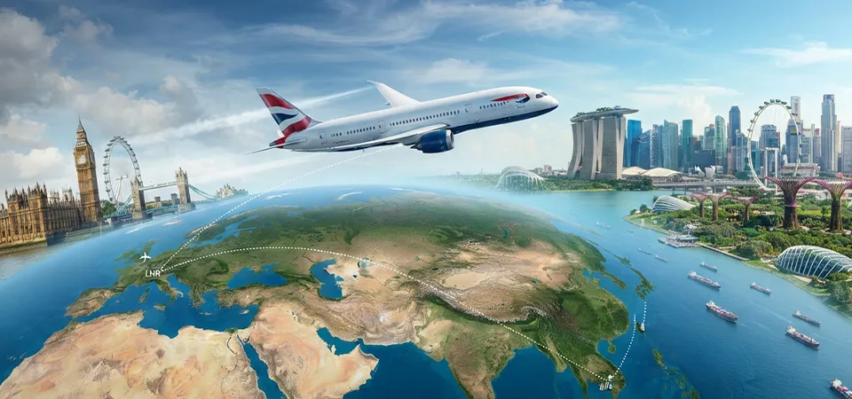 UK Airports Offering Flights to Singapore